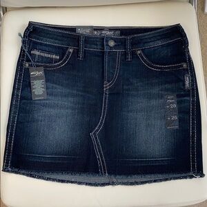 Silver Jeans Co Francy Mini Skirt, W26, NWT - Mid-Rise
